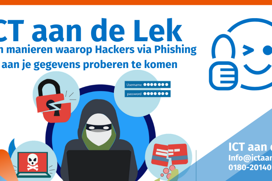 Tien manieren waarop Hackers via Phishing aan je gegevens proberen te komen - ICT aan de Lek