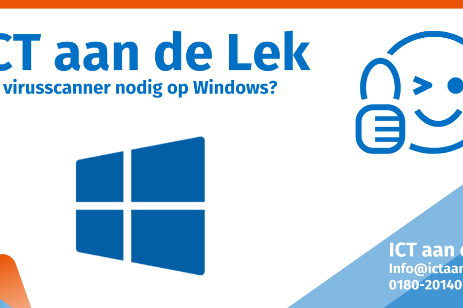 Virusscanner nodig op windows- ICT aan de Lek